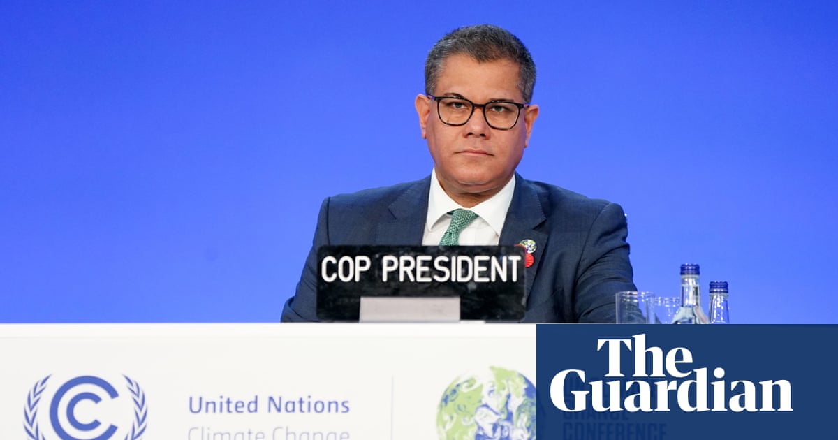 Breaking climate vows would be ‘monstrous self-harm’, warns Cop26 president