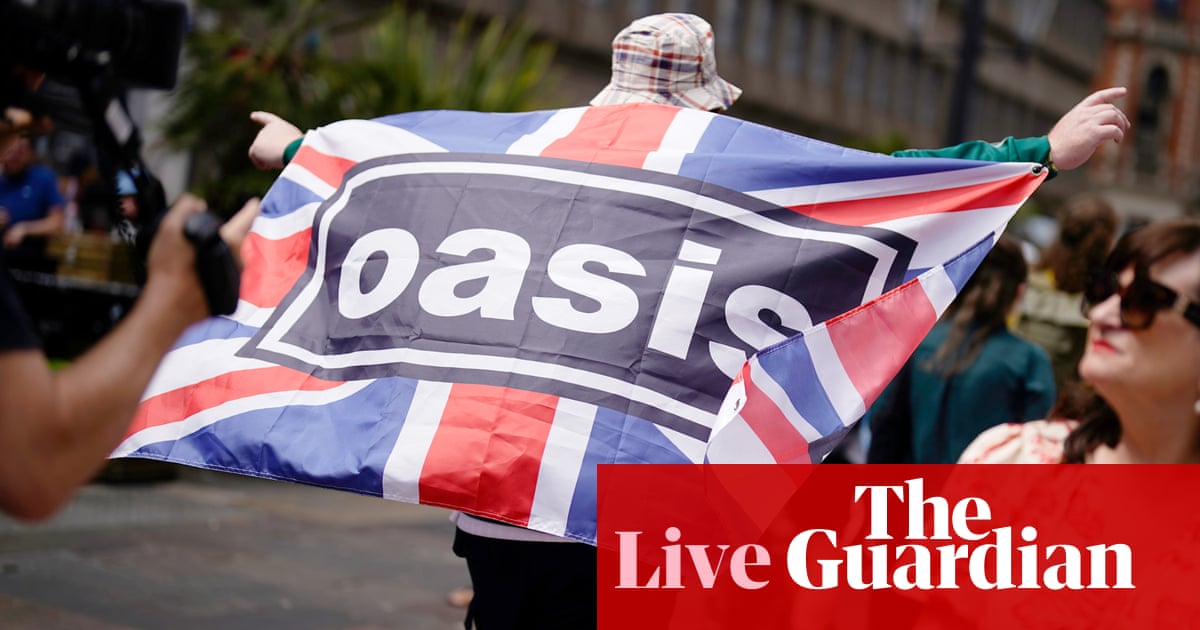 Oasis reunion tour: follow the first gig in Cardiff live!