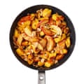 Apfelschmarrn ingredients in a pan