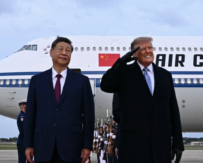 Trump-Xi live updates: leaders of US and China to talk AI and trade in major Washington meeting