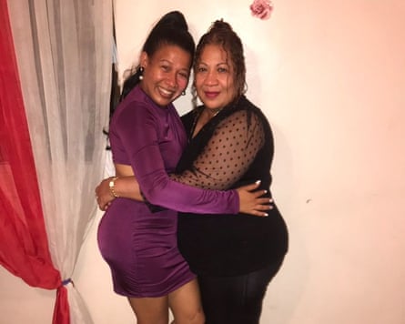 Lauris Saldana (left) and her mother, Yolanda Saldana Feliz.