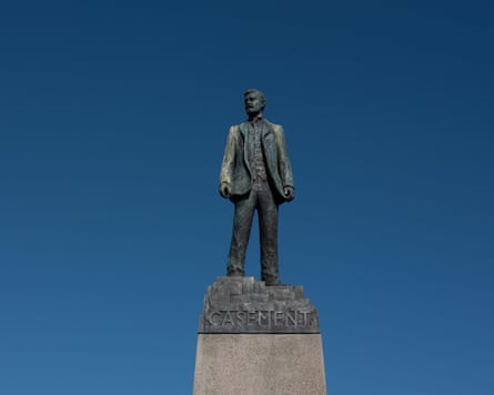 A statue of Roger Casement at Dún Laoghaire Baths, south Dublin.