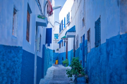 Enticing streets in the Kasbah of the Oudayas.