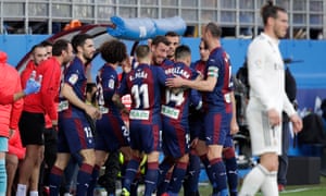 Real Madrid Sink To Embarrassing 3 0 Defeat At Eibar In La Liga Football The Guardian