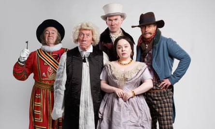 Paul Whitehouse, Simon Callow, Alex Macqueen, Nicola Coughlan and Toby Stephens in Dodger