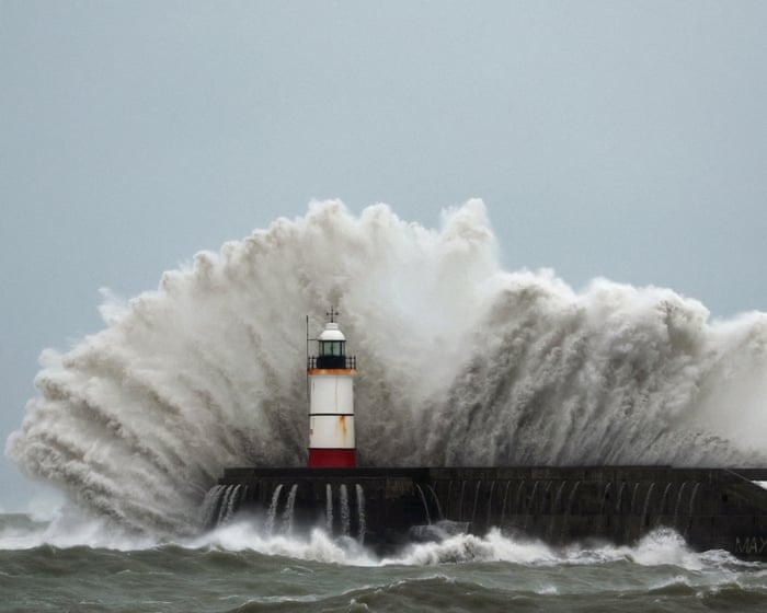 About 90,000 properties still without power after two storms strike Britain
