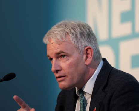 Danny Kruger giving a speech