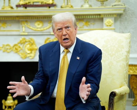 Donald Trump in the Oval Office
