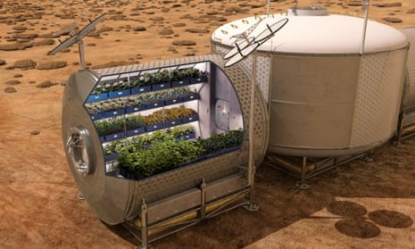 Nasa’s Veggie system for growing fresh food on future spacecraft and on other planets. 