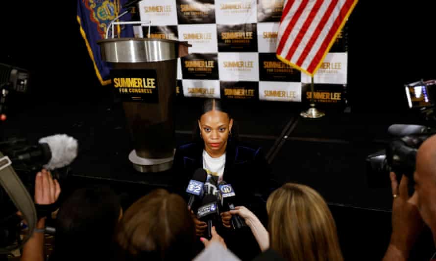 Summer Lee, who is moving for a legislature spot successful Pennsylvania.