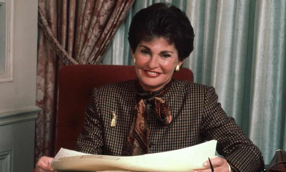 Leona Helsmley, who was sentenced to four years in jail for tax evasion.