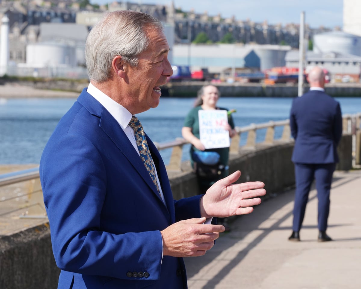 Don't think Nigel Farage will kill off the Tories? Just look at Reform UK's surge in Scotland | Owen Jones | The Guardian