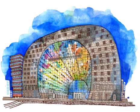Markthal is a popular market for visitors