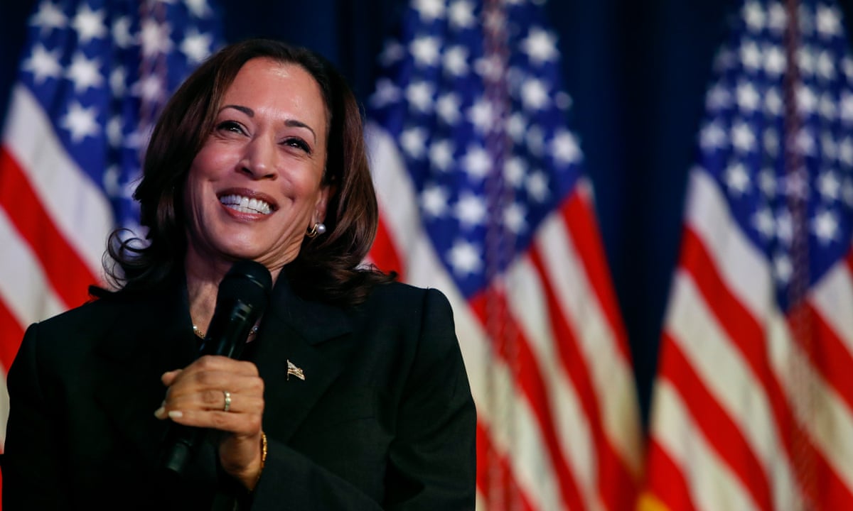 Surge in Democratic enthusiasm raises hopes of winning swing states | US elections 2024 | The Guardian