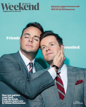 The cover of the Guardian’s Weekend magazine