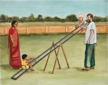 Secrets of the seesaw: the painter harnessing the unsettling power of the playground | Art