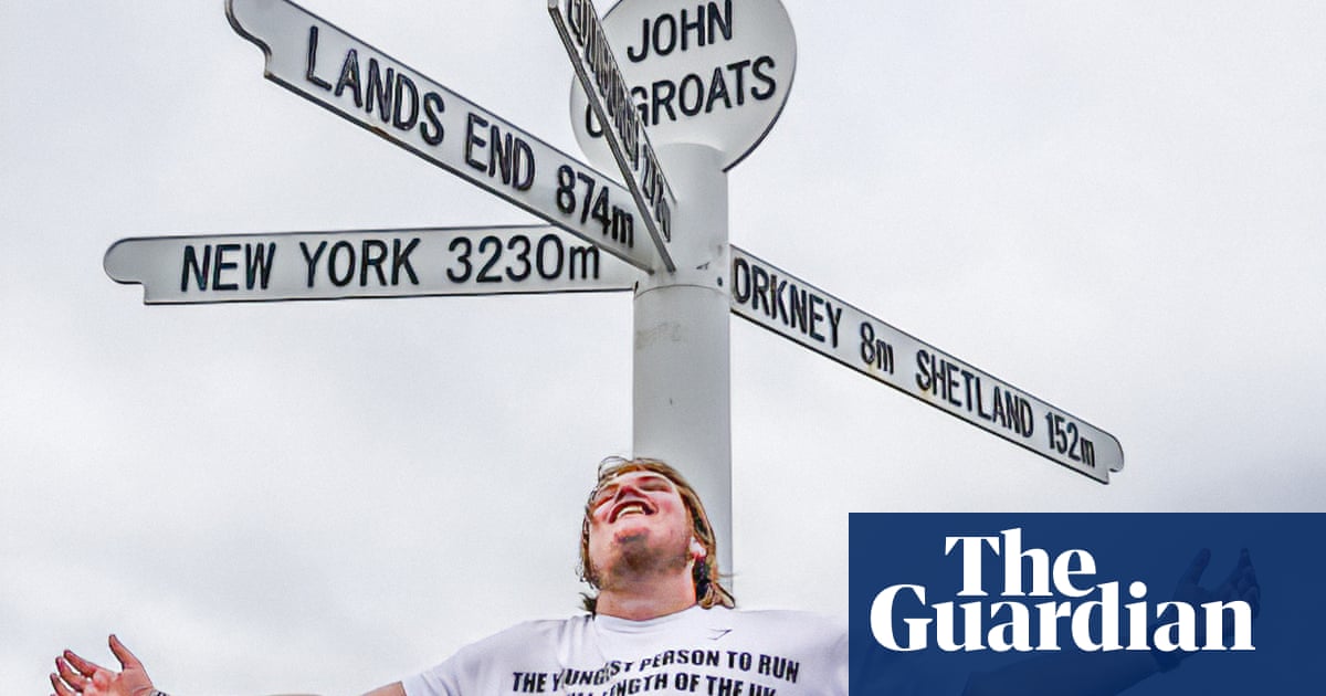 Life is brutal. Running helps': the 17-year-old who faced despair and ran the length of Britain