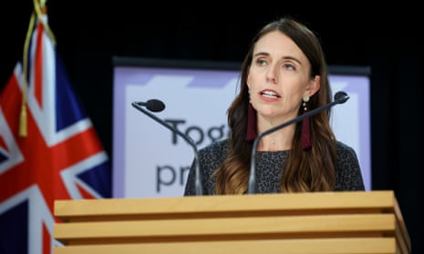 NZ Prime Minister Jacinda Ardern Announces Plans For COVID Travel Bubble With AustraliaWELLINGTON, NEW ZEALAND - APRIL 06: Prime Minister Jacinda Ardern speaks to media during a press conference at Parliament on April 06, 2021 in Wellington, New Zealand. Prime Minister Jacinda Ardern announced that quarantine-free travel between New Zealand and Australia will start on Monday 19 April. The travel bubble will aid economic recovery by safely opening up international travel between the two countries while continuing to pursue a COVID-19 elimination strategy. (Photo by Hagen Hopkins/Getty Images)