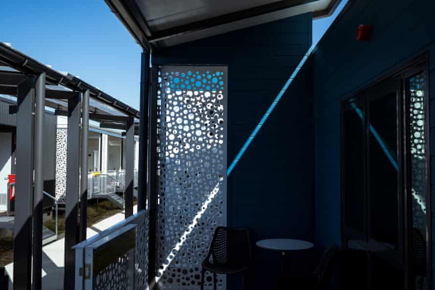 All guest quarters have a wide outdoor balcony at the new Melbourne Quarantine facility, Mickleham.