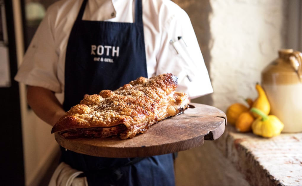 Crackling with class: Roth Bar and Grill’s pork belly (see south-west below).