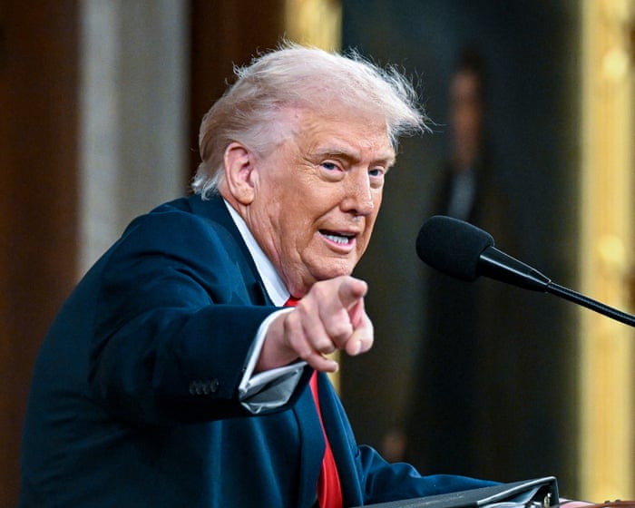 Donald Trump's two-hour State of the Union address in 3 minutes – video
