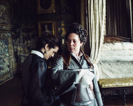 Rachel Weisz and Olivia Colman in The Favourite.