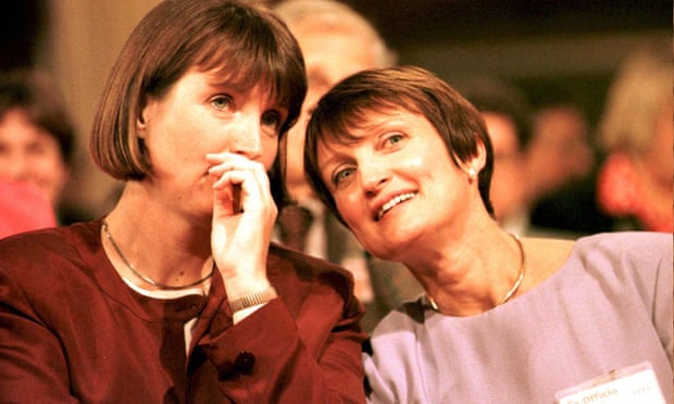 A huge number of lessons for us to draw on … Harriet Harman (left) with the late Tessa Jowell in 1996.