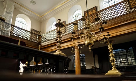 The Bevis Marks synagogue in London.