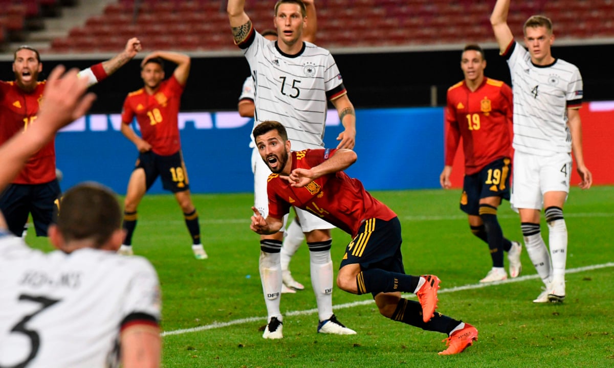 Gaya Rescues 95th Minute Nations League Draw For Spain Against Germany Nations League The Guardian Germany Sweden World Cup 2022 95th Minute Goal