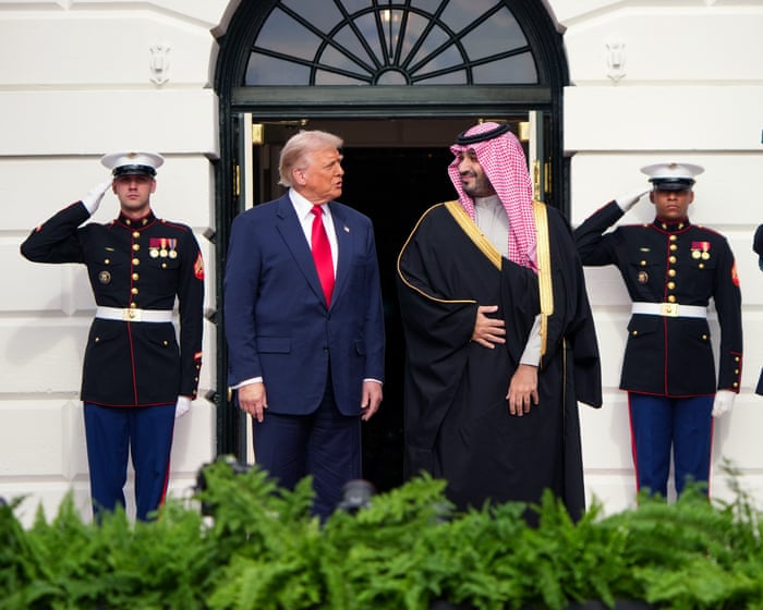Donald Trump and Saudi crown prince Mohammed bin Salman give remarks in White House meeting - live updates