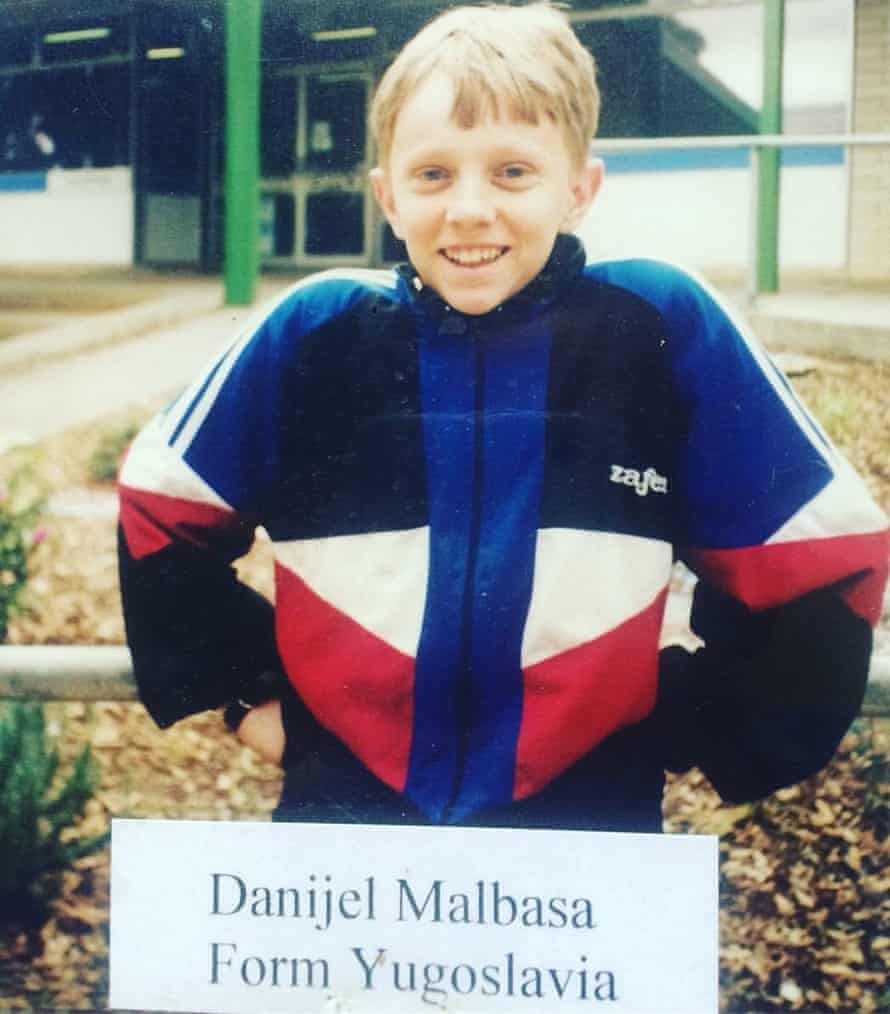 Danijel Malbasa in his first week in Australia, April 1999.