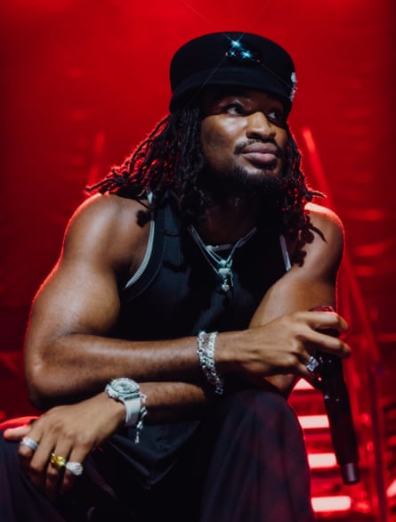 Performing at Brixton Academy.