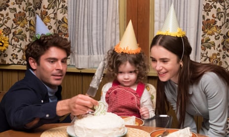Zac Efron, Macie Carmosino and Lily Collins in Extremely Wicked, Shockingly Evil and Vile.