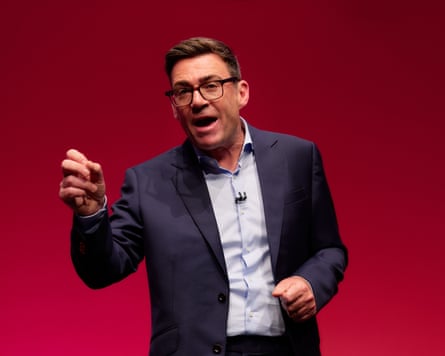 Andy Burnham speaking at the Labour party conference in Liverpool last week.