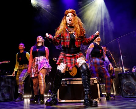 Mhairi McCall starring in Mary, Queen of Rock! at Cowbarn at Underbelly, Edinburgh.