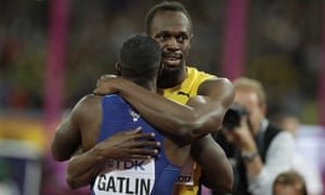 Αποτέλεσμα εικόνας για Full Race - Justin Gatlin beats Usain Bolt in the 100 meter dash World Championships 2017