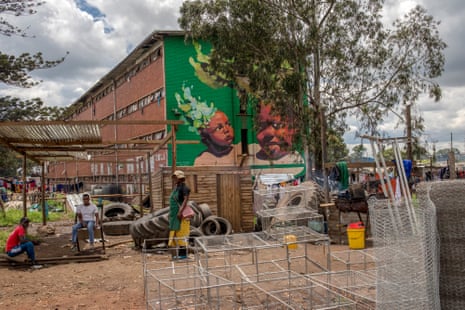 A mural by Rafael Gerlach in Mbare.