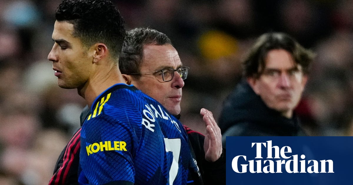 Ralf Rangnick calls Ronaldo’s reaction to being substituted ‘too emotional’