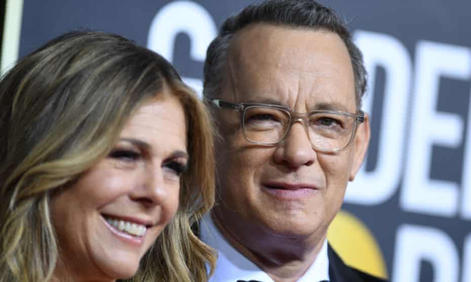 Tom Hanks and his wife, Rita Wilson – seen here at the Golden Globes – have been recovering from Covid-19 in Australia.
