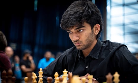 Gukesh Dommaraju, 17, becomes youngest challenger for world chess title – video 