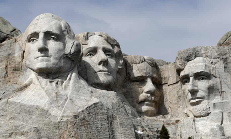 ‘Mount Rushmore is a symbol of white supremacy, of structural racism that’s still alive and well in society today,’ said Nick Tilsen