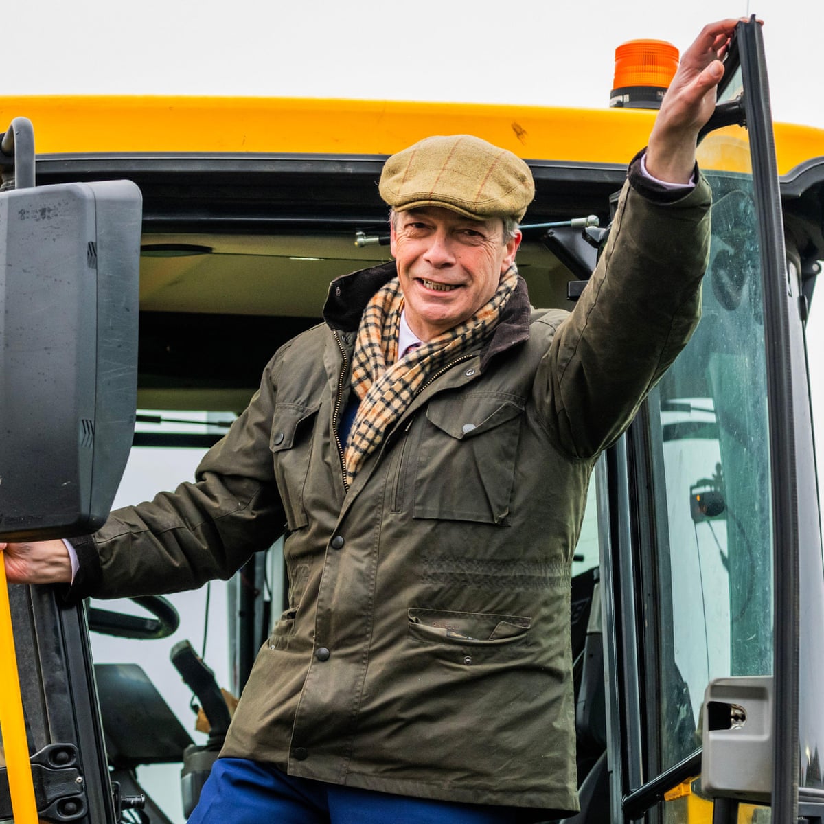 Dig Deep! Reform frontbench promotes JCBs after £200,000 donation from firm