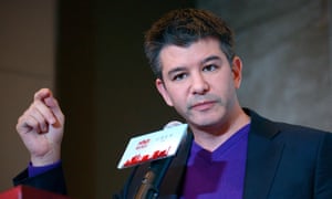 Travis Kalanick, CEO of Uber. The company is defending itself against allegations it stole technology from Waymo.