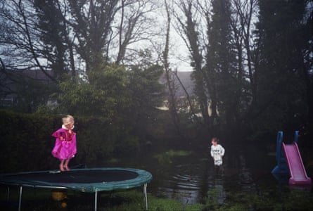 Trampoline 2012, Billingham’s portrait of two of his children.