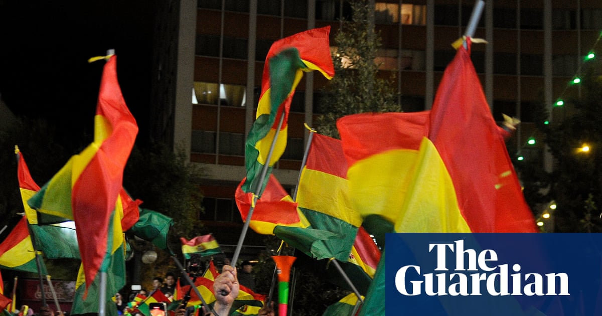 Bolivia votes out ruling leftist government amid economic crisis – video