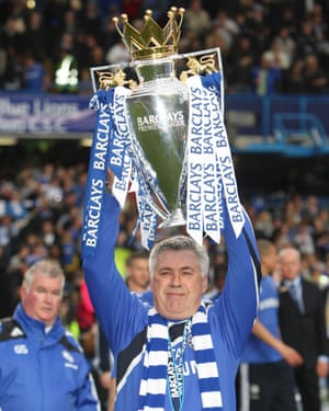 Ancelotti won the Premier League in 2010 with Chelsea.