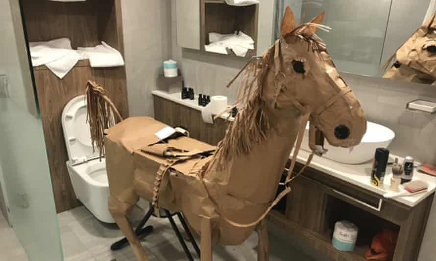 David Marriott’s paper horse