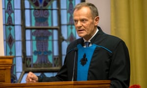 European Council President Tusk receives honorary doctorate in Hungary on 8 December 2017