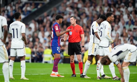 Barcelona threaten legal action over ‘phantom goal’ in defeat to Real Madrid