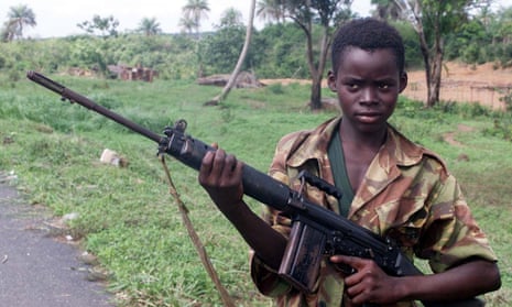 A 2000 image of a 14-year-old soldier in Sierra Leone